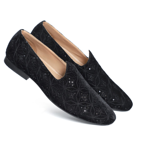 Men Velvet Mojari Buy Velour India Brown Velvet Ethnic Loafer