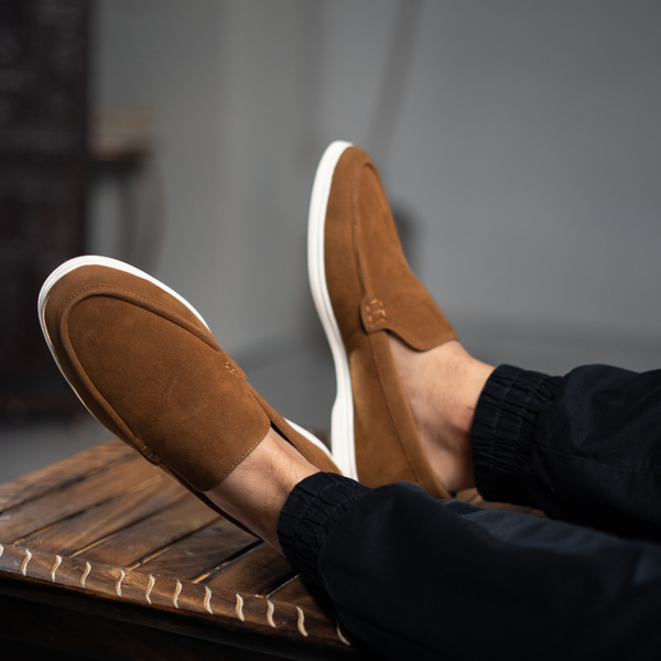NICHE Tan Ultra Comfortable Super Suede Casual Loafers
