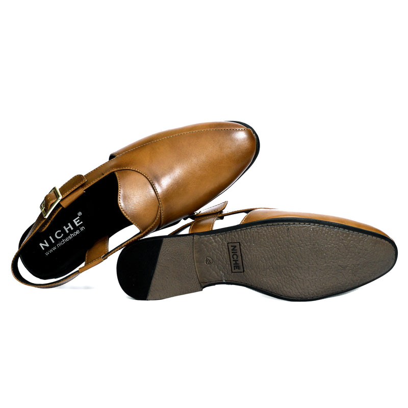 NICHE Peshawari Brown Posh Sandal