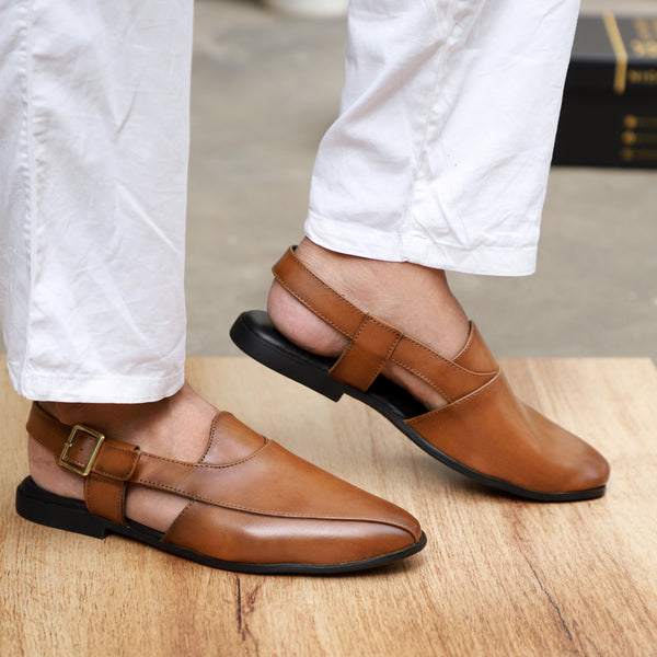 NICHE Peshawari Brown Posh Sandal