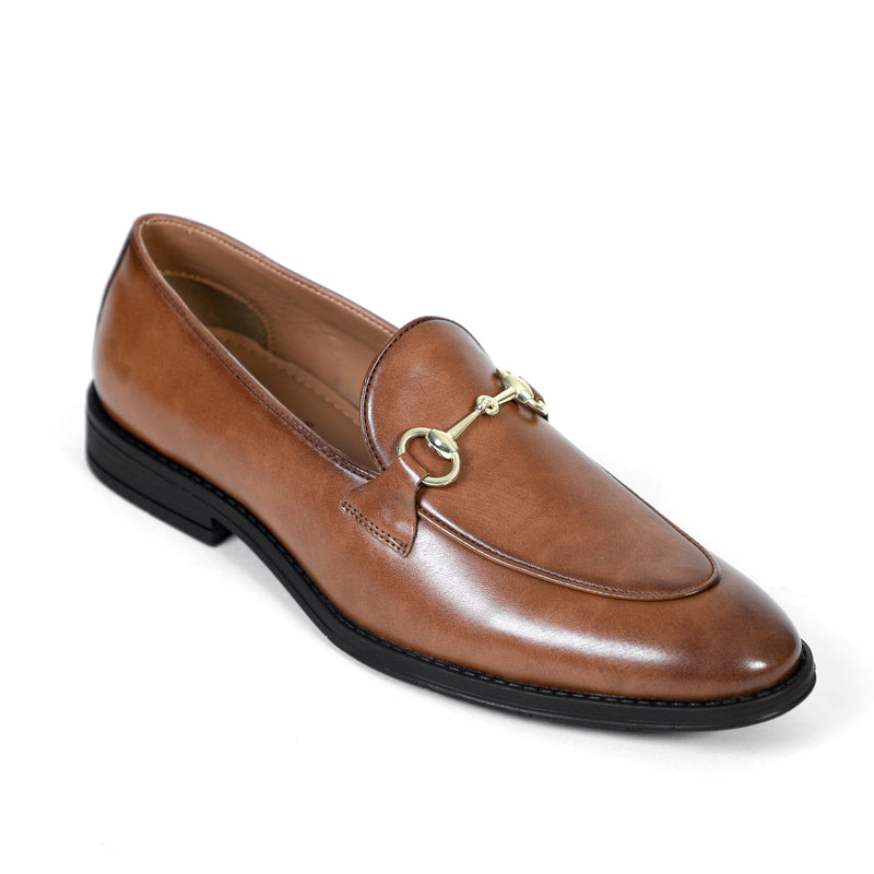 NICHE Tan Horsebit Loafers