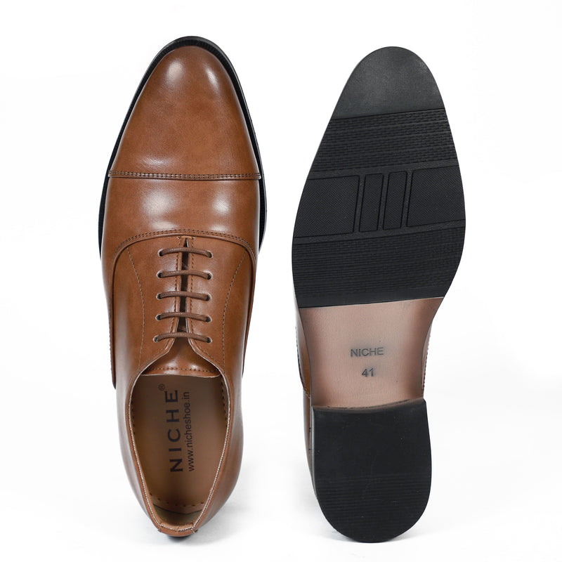 NICHE Burnish Brown Tan Oxford