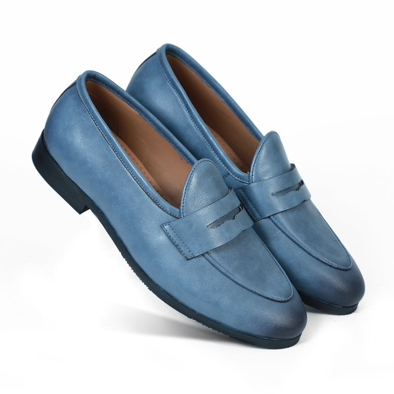 NICHE Elegant Blue Penny Loafers