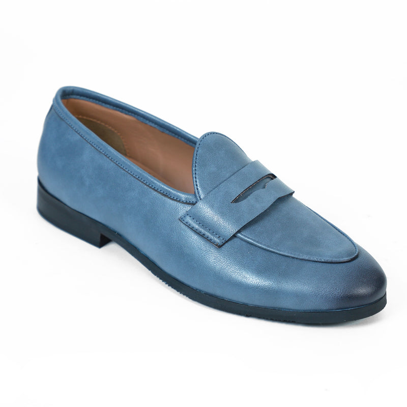 NICHE Elegant Blue Penny Loafers