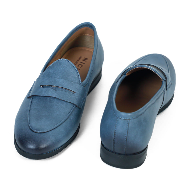 NICHE Elegant Blue Penny Loafers