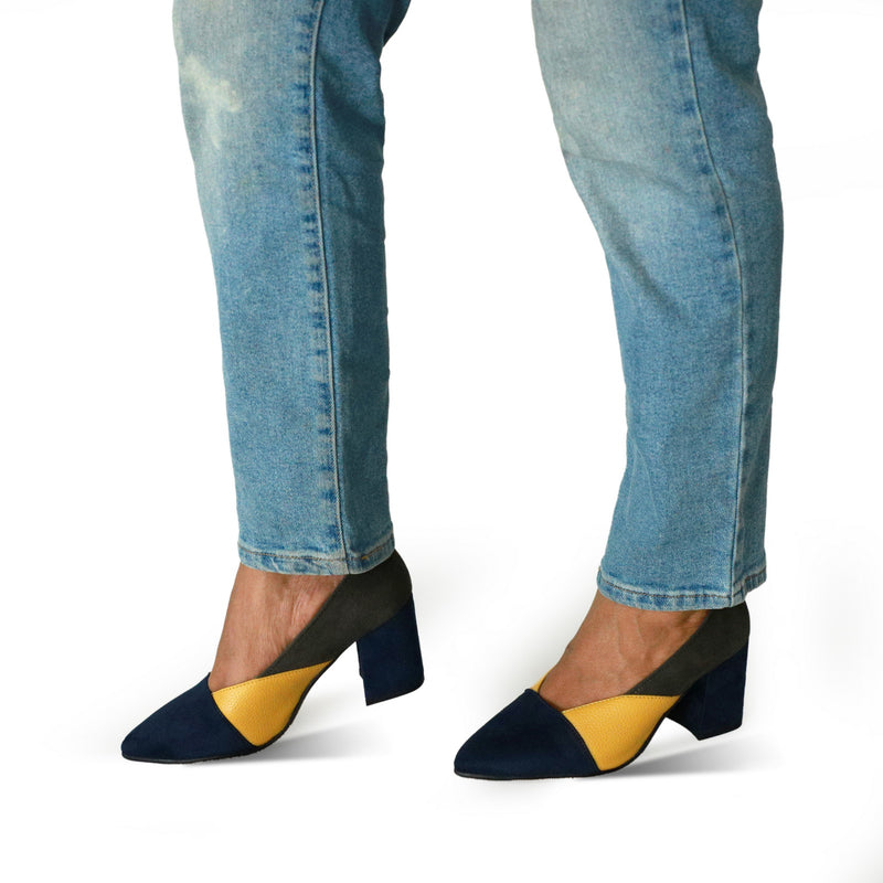 NICHE Women Vibrant Aster Block heel Pumps