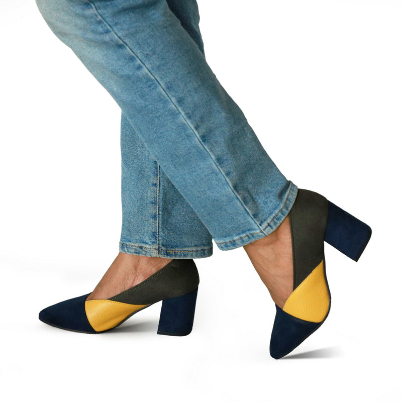 NICHE Women Vibrant Aster Block heel Pumps