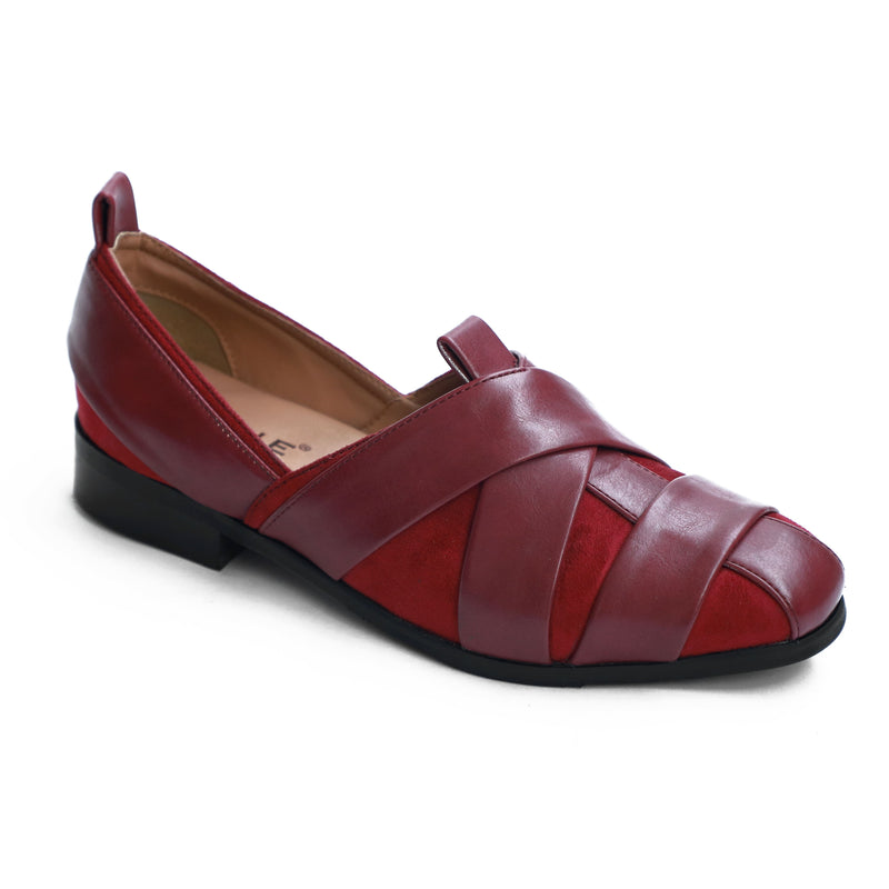 NICHE Burgundy Nawab Designer Sandal