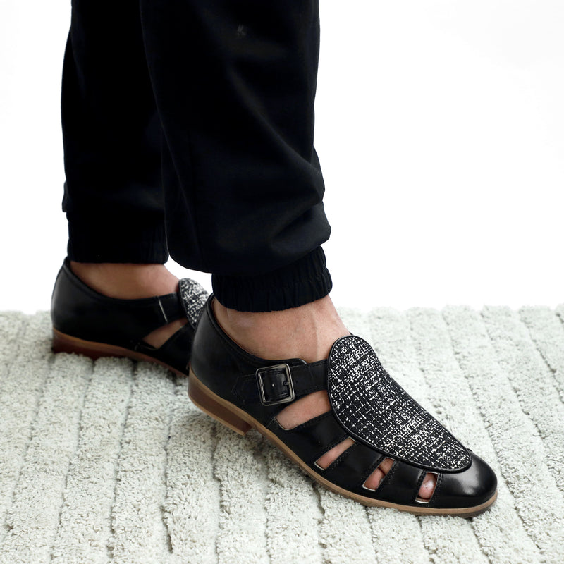 NICHE Black Maharaja Peshawari Sandal