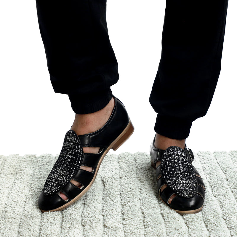 NICHE Black Maharaja Peshawari Sandal