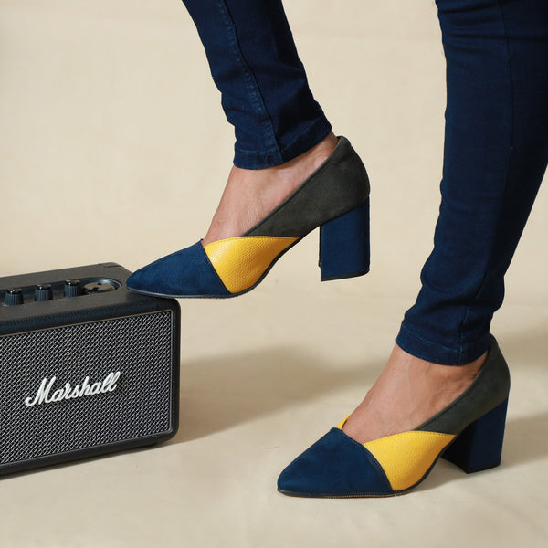 NICHE Women Vibrant Aster Block heel Pumps