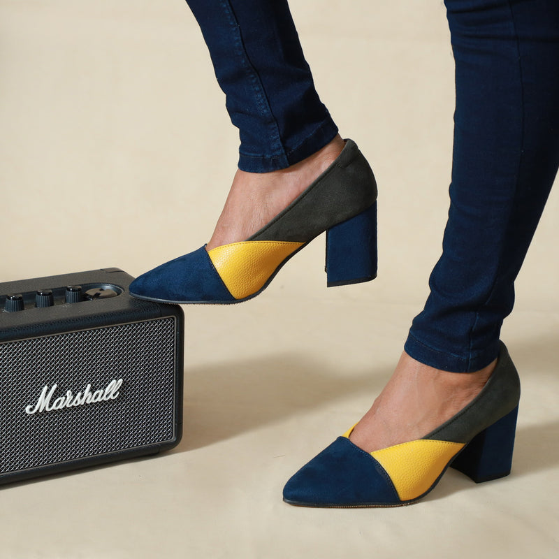 NICHE Women Vibrant Aster Block heel Pumps