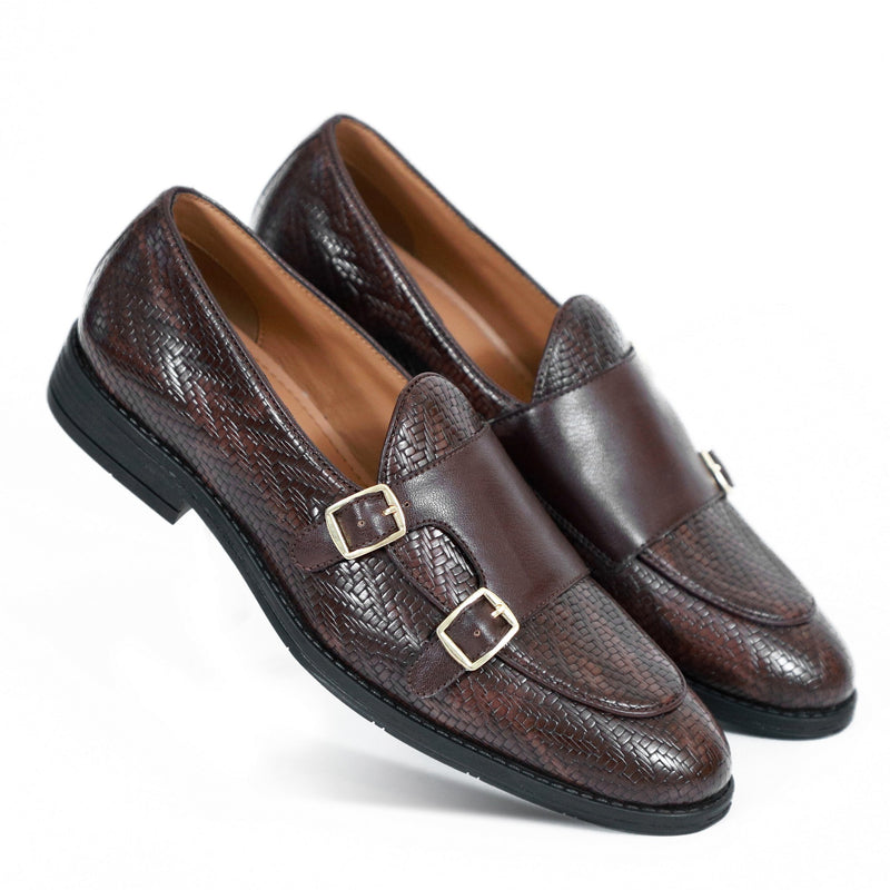 NICHE Textured Vogue Double Monk Slipons