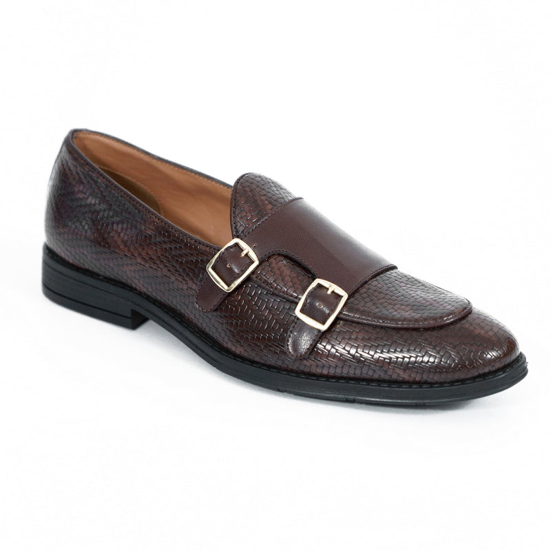 NICHE Textured Vogue Double Monk Slipons