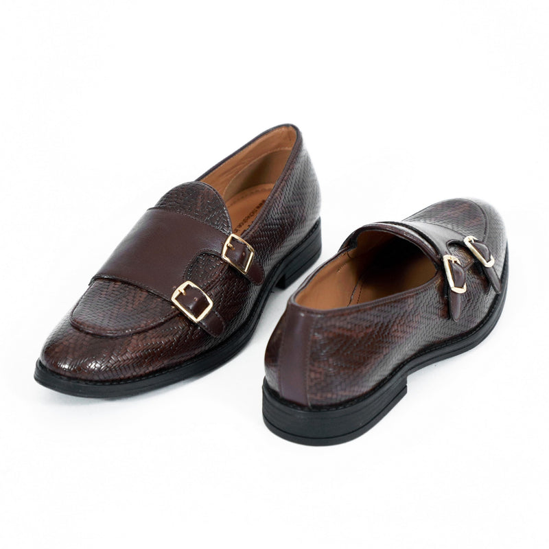 NICHE Textured Vogue Double Monk Slipons