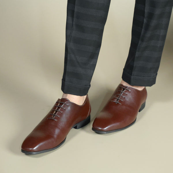 NICHE Rosy Brown Gentlemen Wholecut Oxford