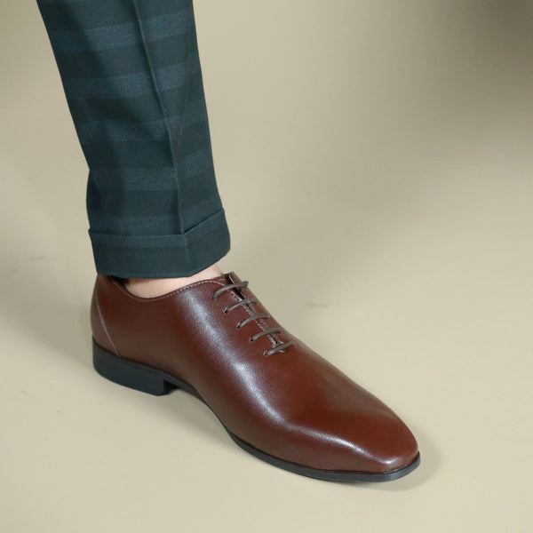 NICHE Rosy Brown Gentlemen Wholecut Oxford