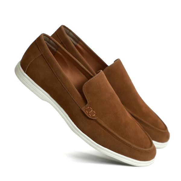 NICHE Tan Ultra Comfortable Super Suede Casual Loafers