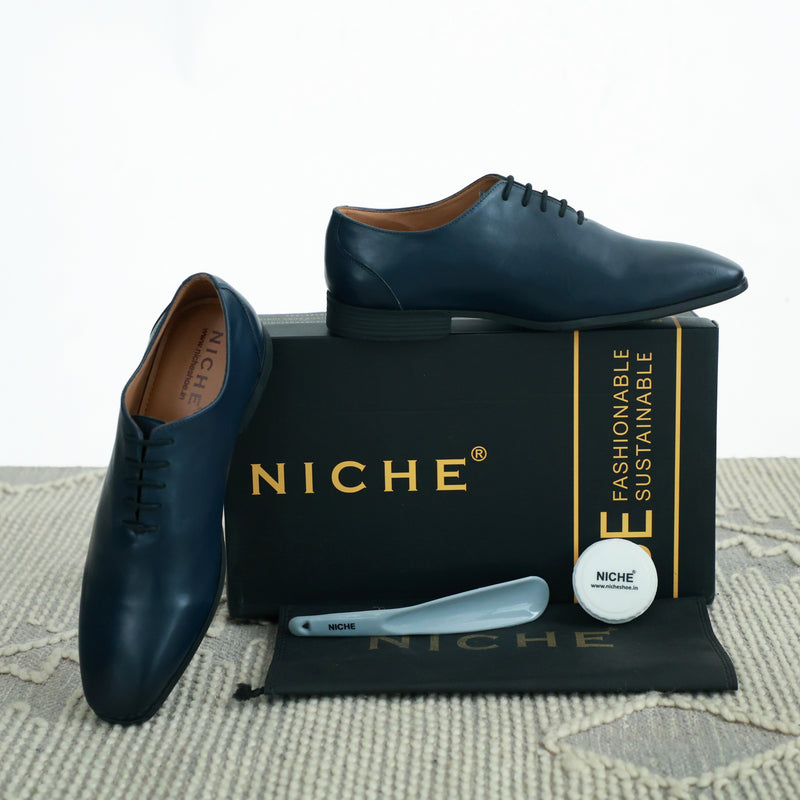 NICHE Blue Gentlemen Wholecut Oxford