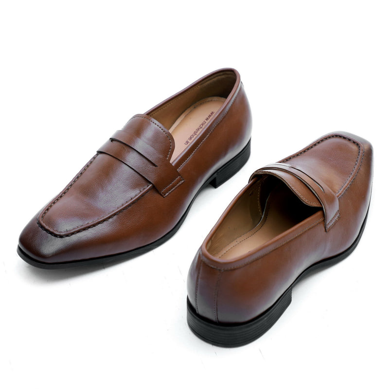 NICHE Tan Brown Evergreen Penny Loafer