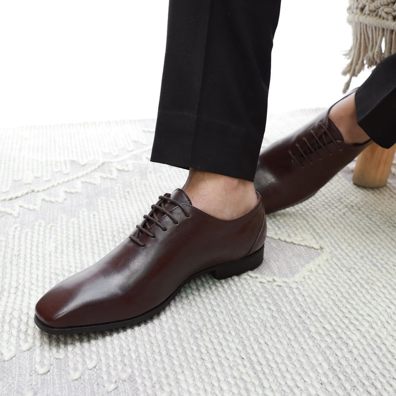 NICHE Rosy Brown Gentlemen Wholecut Oxford