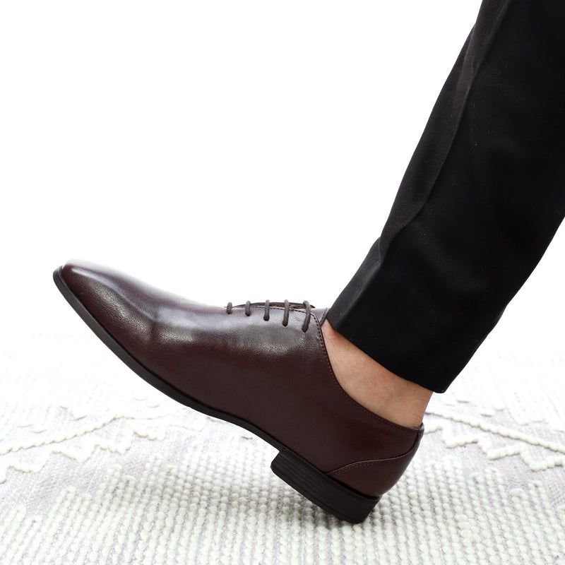 NICHE Rosy Brown Gentlemen Wholecut Oxford