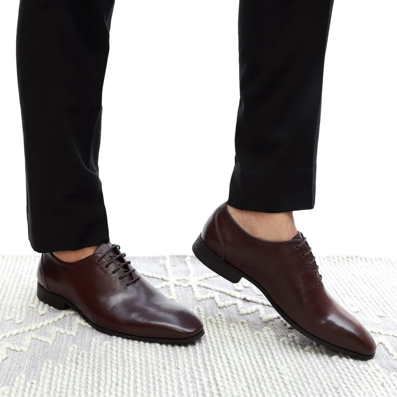 NICHE Rosy Brown Gentlemen Wholecut Oxford