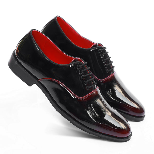 NICHE Black Crismon Patent Oxford - TUXEDO Special