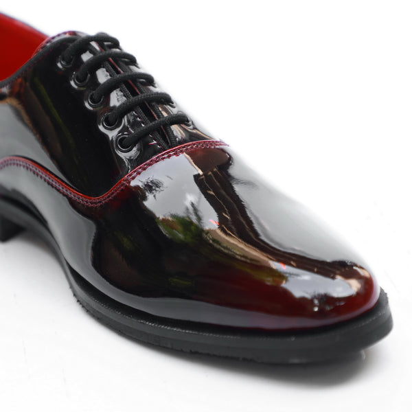 NICHE Black Crismon Patent Oxford - TUXEDO Special