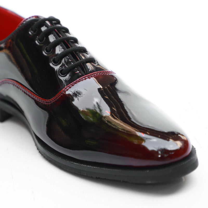 NICHE Black Crismon Patent Oxford - TUXEDO Special