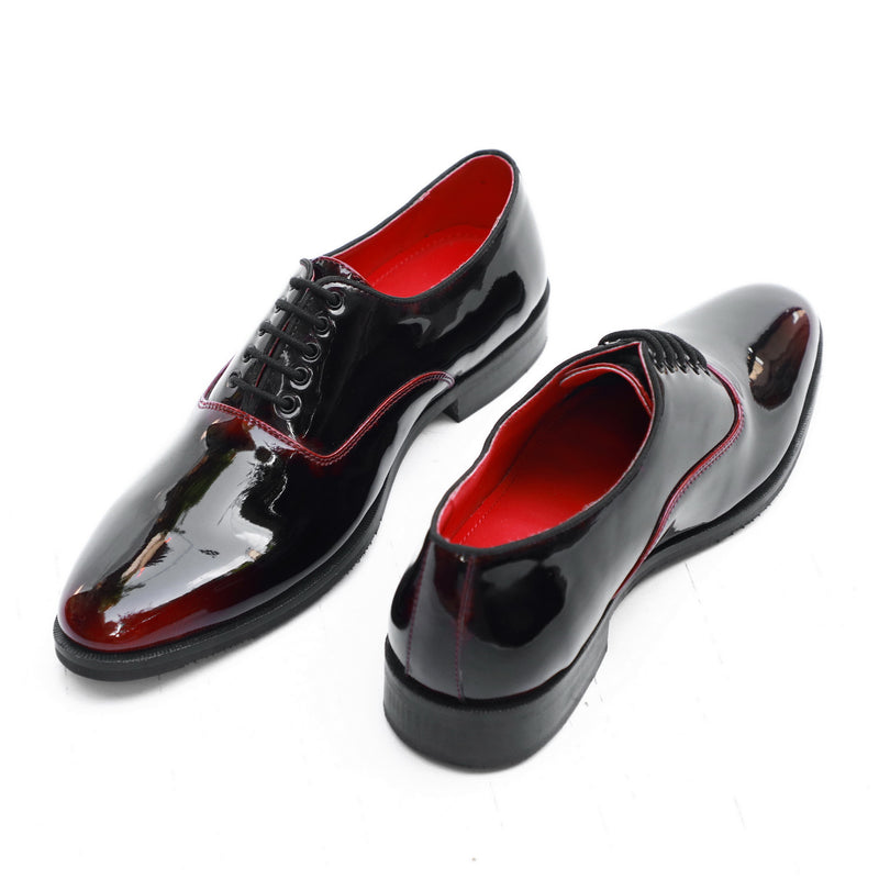 NICHE Black Crismon Patent Oxford - TUXEDO Special