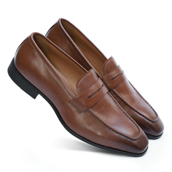NICHE Tan Brown Evergreen Penny Loafer