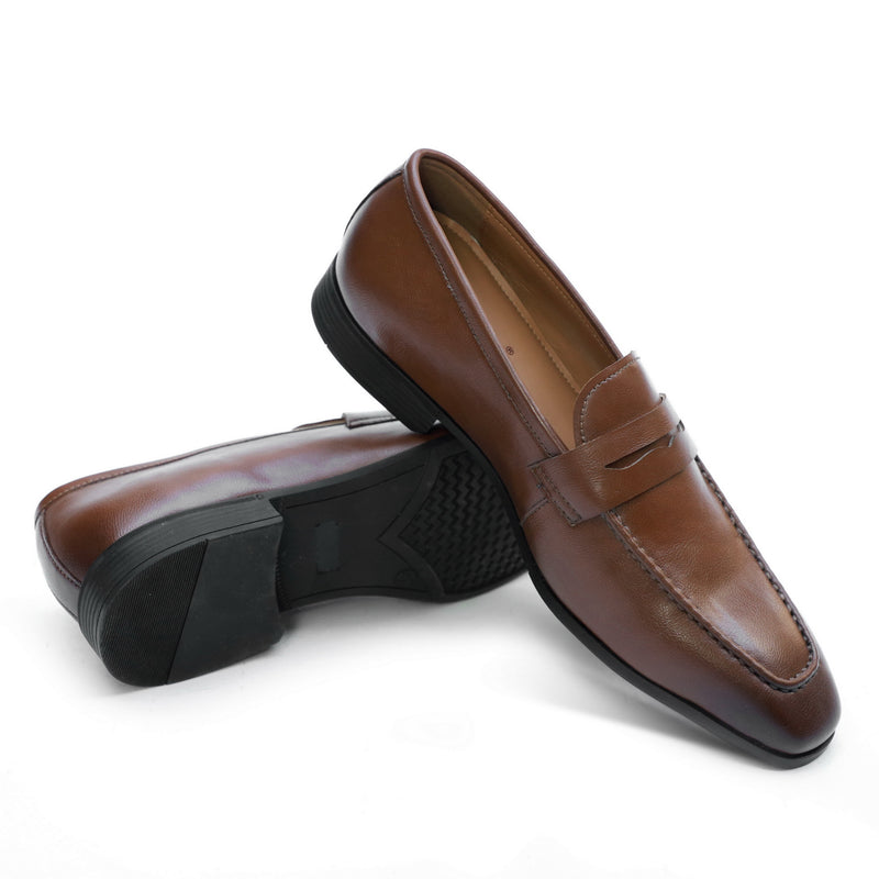 NICHE Tan Brown Evergreen Penny Loafer