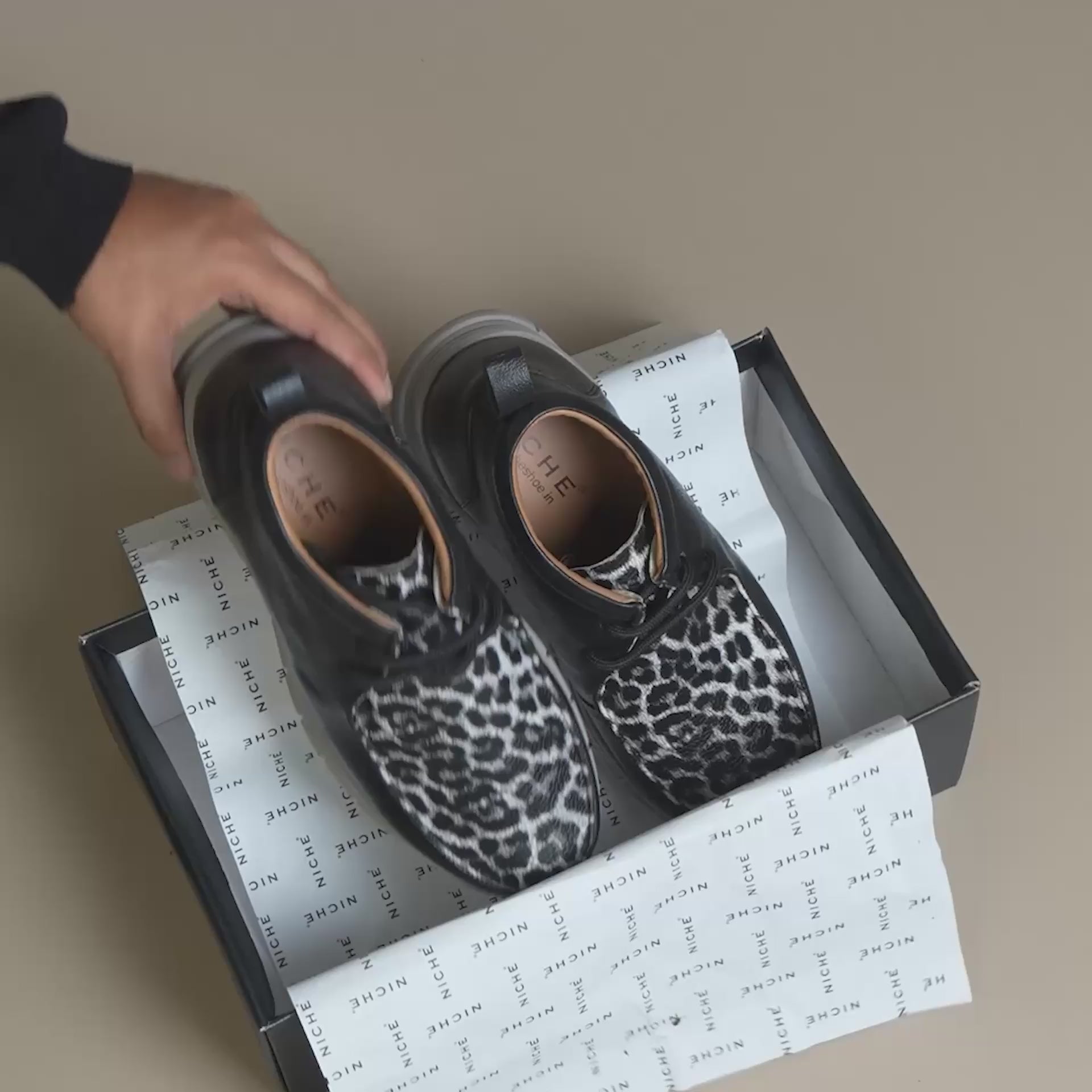 NICHE Black Leo Casual Boots - Lightweight