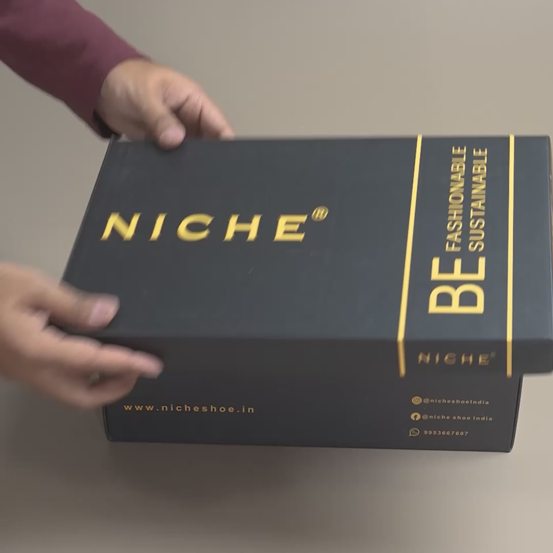NICHE Tan White Monaco Loafers