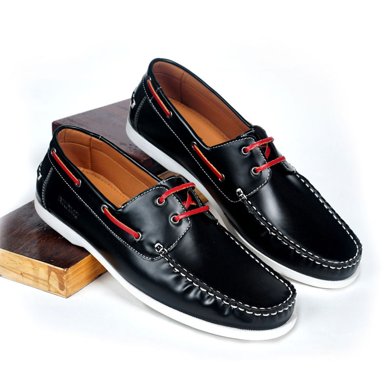 NICHE Black Boat Shoes