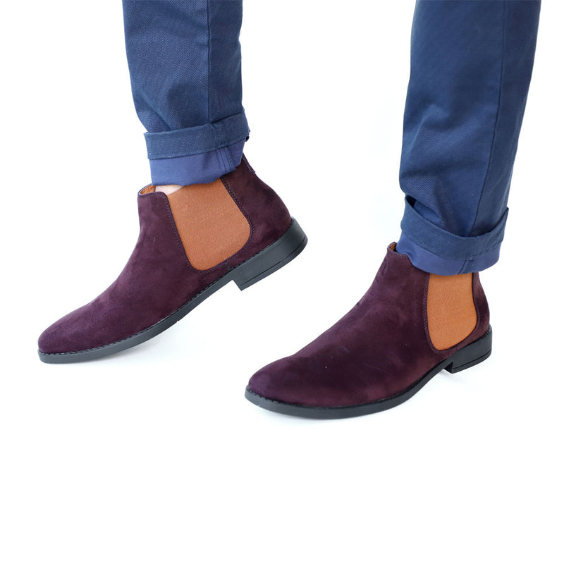 NICHE Brown Suede Chelsea Boots