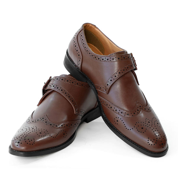 NICHE Carob Brown Single Strap Monk