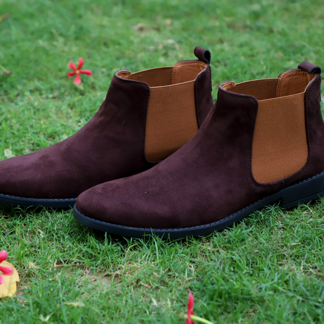 NICHE Brown Suede Chelsea Boots