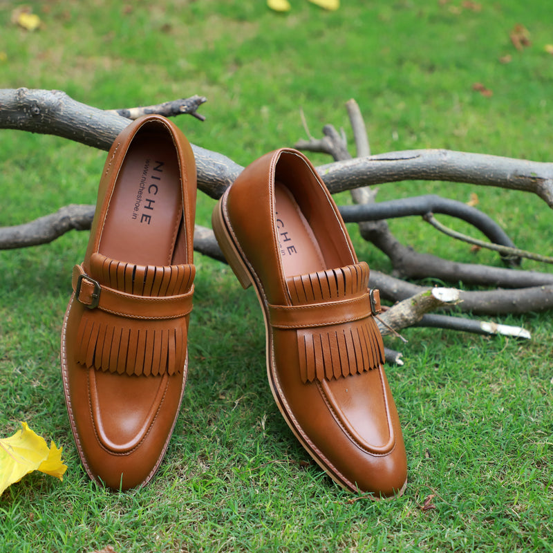 NICHE Tan Brown Posh Flamingo Loafer